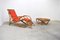 Mid-Century Italian Rattan Chaise Lounge, 1960s, Image 7