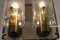 Brass and Glass Wall Lamps from Limburg, 1970s, Set of 2 5