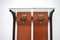 Mid-Century Wood & Glass Coat Stand with 2 Hooks by Gianfranco Frattini 9