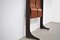 Mid-Century Wood & Glass Coat Stand with 2 Hooks by Gianfranco Frattini 3