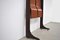 Mid-Century Wood & Glass Coat Stand with 2 Hooks by Gianfranco Frattini, Image 3