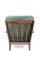 German Art Deco Green-Gold Velvet Chameleon Armchair, 1960s 9