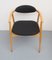 Black and Light Beech Armchair, 1960s 12