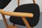 Black and Light Beech Armchair, 1960s, Image 11