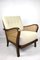 Fauteuil Boucle Art Déco Beige, Allemagne, 1960s 6