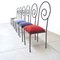 Italian Suspiral Dining Chairs by Luigi Serafini for Sawary & Moroni, 1984, Set of 6 4