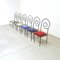 Italian Suspiral Dining Chairs by Luigi Serafini for Sawary & Moroni, 1984, Set of 6 5
