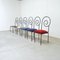 Italian Suspiral Dining Chairs by Luigi Serafini for Sawary & Moroni, 1984, Set of 6 11