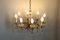 Antique Bronze and Crystal Chandelier, 1880s, Image 2