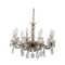 Antique Bronze and Crystal Chandelier, 1880s 1