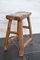 Rustic Elm Stool with Burr Wood Seat, Early 19th Century 6