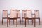 Teak and Leather Dining Chairs by Leslie Dandy for G-Plan, 1960s, Set of 6 2