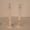 Spanish Alabaster Twisted Column Lamps, 1940s, Set of 2 2