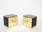 Brass Lacquered Bedside Tables by Luciano Frigerio, Italy 1970s, Set of 2, Image 3