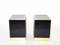 Brass Lacquered Bedside Tables by Luciano Frigerio, Italy 1970s, Set of 2 4