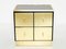 Brass Lacquered Bedside Tables by Luciano Frigerio, Italy 1970s, Set of 2, Image 8