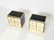 Brass Lacquered Bedside Tables by Luciano Frigerio, Italy 1970s, Set of 2, Image 2