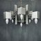 Italian Gaetano Sciolari Style Murano Glass & Chromed Metal Cube Chandelier from Mazzega, 1960s, Image 13