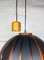 Danish Pendant Lamp by Werner Schou for Coronell Elektro, 1960s 3