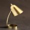 Lampada da tavolo regolabile in ottone di Jacques Biny per Luminalité, anni '50, Immagine 3