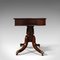 Antique English Mahogany Hall or Side Tables, 1830s, Set of 2 3