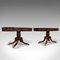 Antique English Mahogany Hall or Side Tables, 1830s, Set of 2 1