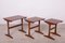 Tavolini ad incastro in teak, Danimarca, anni '60, set di 3, Immagine 7