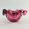 Labelled Murano Glass Chambord Centerpiece or Bowl from Fratelli Toso, 1950s 2
