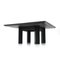 Square Coffee Table with Black Slate Top, 1980s 6