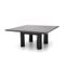 Square Coffee Table with Black Slate Top, 1980s 1