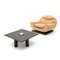 Square Coffee Table with Black Slate Top, 1980s, Image 13