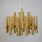 16-Flame Chandeliers by Angelo Brotto for Esperia, Italy, 1970s 1