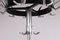 Vintage Chrome Standing Coat Rack with Umbrella Rack 5