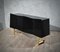 Italian Brass and Black Wood Sideboard, 1970s, Image 1
