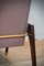Italienische Armlehnstühle aus Holz, Stoff & Messing, 1950er, 2er Set 9