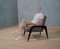 Italienische Armlehnstühle aus Holz, Stoff & Messing, 1950er, 2er Set 11