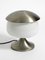 Large Vintage Italian Space Age Solid Aluminum & Glass Table Lamp, Image 14