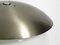 Grande Lampe de Bureau Space Age Vintage en Aluminium Massif & Verre, Italie 21