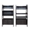 Italian Ebonised Open-Back Shelving Units, 1970s, Set of 2 1