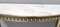 Italienischer Mid-Century Konsolentisch mit Marmorplatte & Messingrahmen in portugiesischem Rosa 8