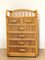 Cabinet with Drawers in Wicker and Bamboo, 1980s 5