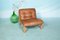 Vintage Cognac Leather Lounge Chair 15