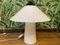 Lampe de Bureau Mushroom Vintage par De Majo Murano 1