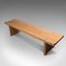 English Oak Museum Benches, 1980s, Set of 2 5