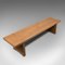English Oak Museum Benches, 1980s, Set of 2 4
