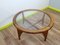 Mid-Century Round Teak and Glass Coffee Table from Stonehill 2