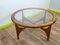 Mid-Century Round Teak and Glass Coffee Table from Stonehill 4
