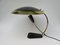 Lampe de Bureau en Laiton Noire, 1950s, Italie 1