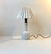 Lampe de Bureau Scandinave Blanche en Porcelaine par Bing & Grondahl, 1950s 1