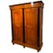 Large Biedermeier Armoire, Cherry Solid Wood, Southwest Germany, circa 1820, Image 1